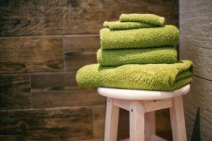 profitable -four green towels